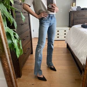 Size 26 Perfect Vintage Diesel Split Hem Denim